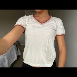 Ambercrombie & Fitch white cotton tee